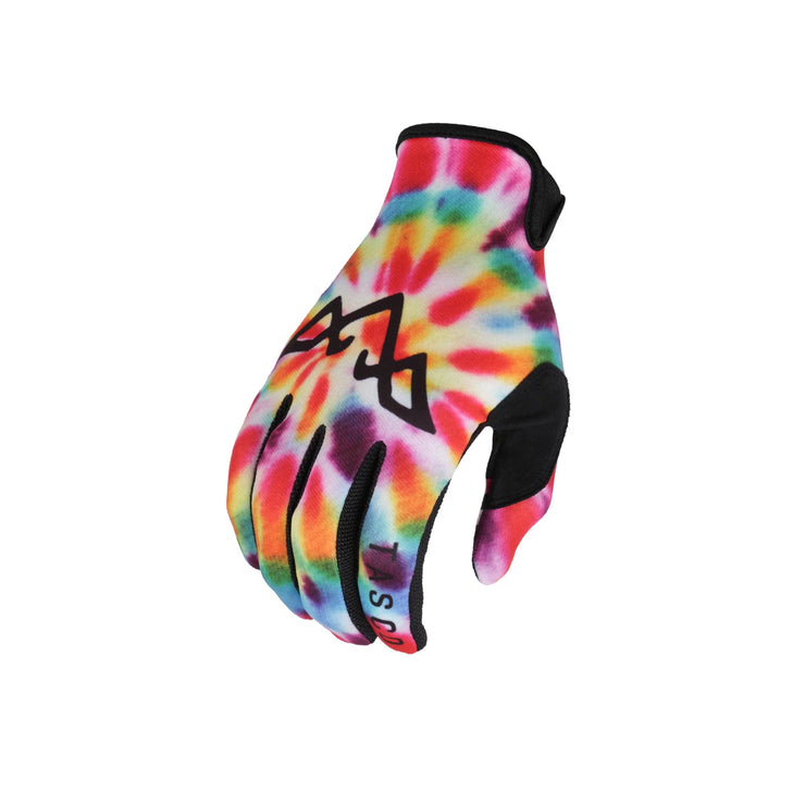 Tasco Ridgeline MTB Gloves, Tie Dye, Top View