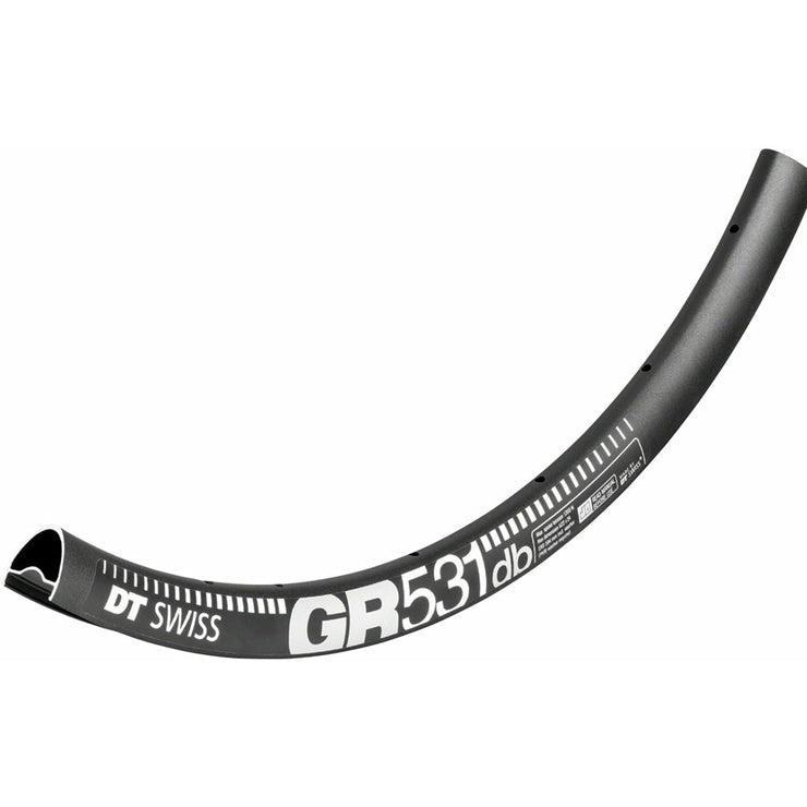 DT Swiss GR 531 Rim - 700, Disc, 32h, Black, Full View