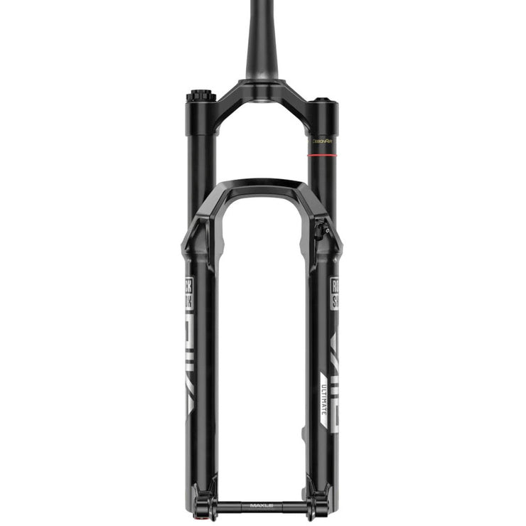 RockShox Pike Ultimate Charger 3 RC2 Suspension Fork - 29", 130 mm, 15 x 110 mm, 44 mm Offset, Gloss Black, C1. Front view.