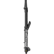 RockShox ZEB Ultimate Charger 3 RC2 Suspension Fork - 29", 160 mm, 15 x 110 mm, 44 mm Offset, Gloss Black, A2. side view. 