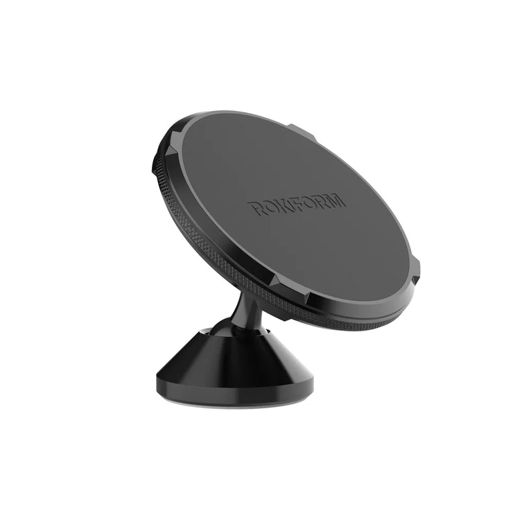 Rokform Dual Magnet Aluminum Swivel Dash Mount, full view.