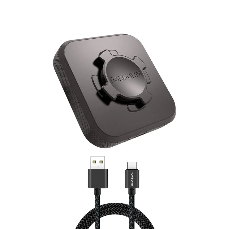 RokForm RokLock Portable Wireless Charger, full view.