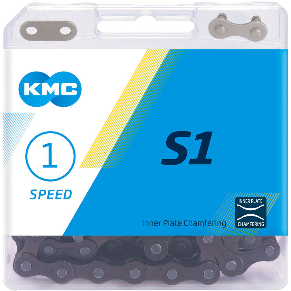 KMC S1 Single Speed Chain — Black – The Path Bike Shop