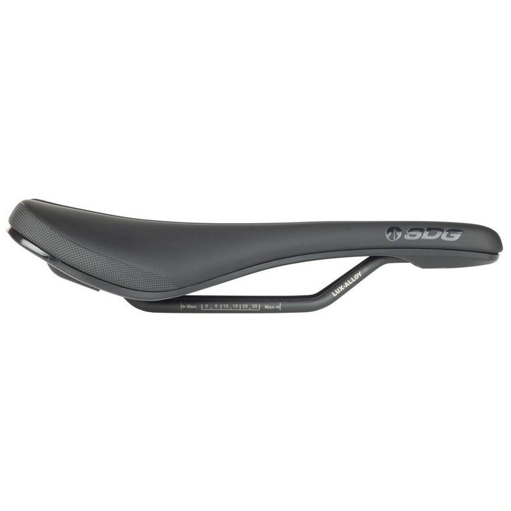 SDG Bel Air V3 Saddle - Lux Rails, Black/Black, Full View