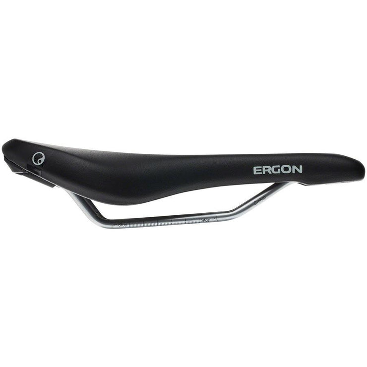 Ergon SM Saddle - Chromoly, Black, Women's, Small/Medium, Full View