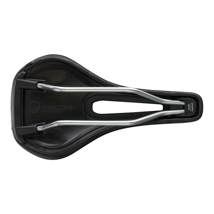 Ergon SM Saddle - Chromoly, Black, Women's, Small/Medium, Full View