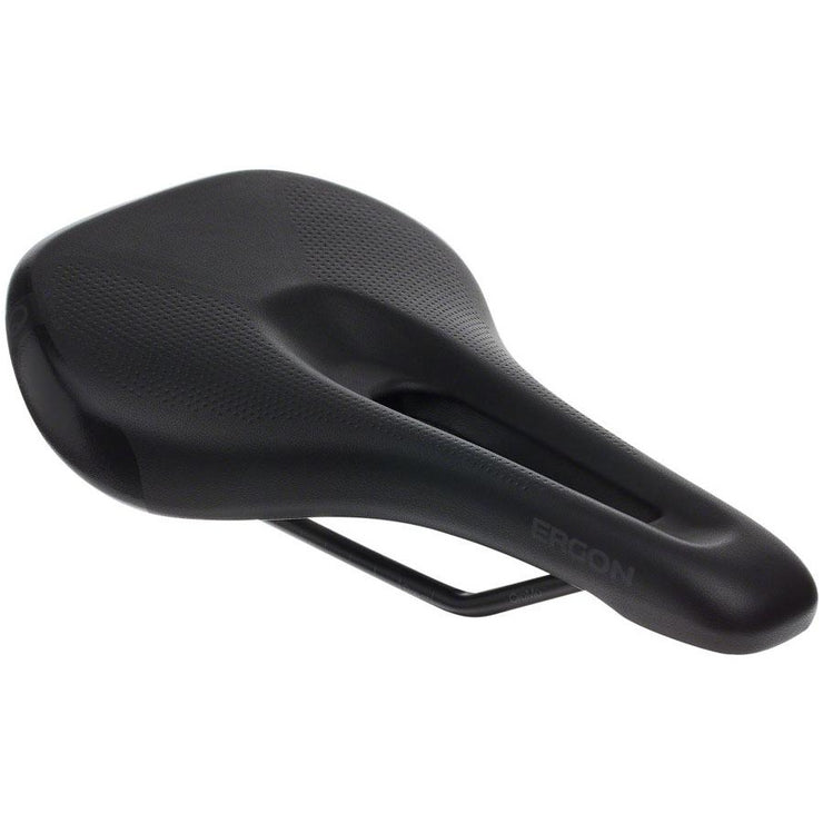 Ergon SM Sport Gel Saddle - Chromoly, Stealth, Womens, Full View