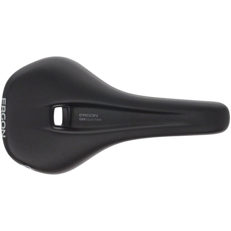 Ergon SM Sport Saddle - Chromoly, Black, Men's, Full View