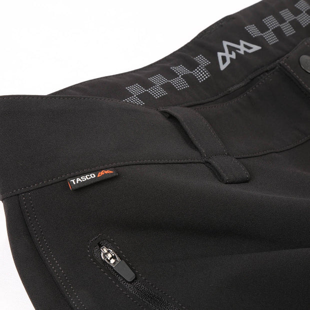 Tasco Scout MTB Pants, Black, View of logo