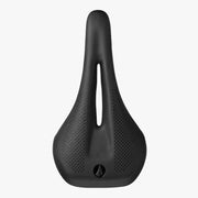 SDG Allure V2 Saddle - Lux-Alloy, black, top view.