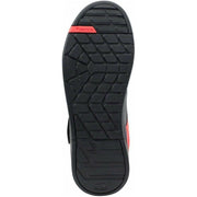 Crank Brothers Stamp SpeedLace Men's Flat Shoe gray/red bottom view