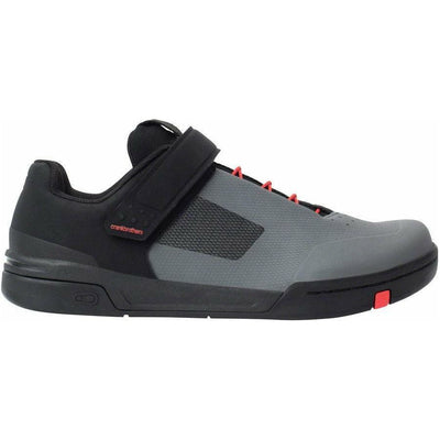 Crank Brothers Stamp SpeedLace Men's Flat Shoe gray/red side view