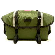 Swift Industries Zeitgeist Bag Handlebar and Saddle Bag dark green front view