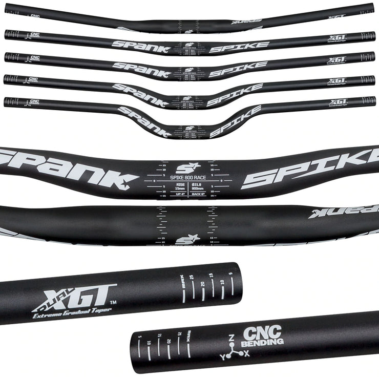 Spank Spike 800 Race Bar, Black, Full View