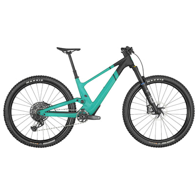 2023 Scott Genius ST 910, green/black, full view.