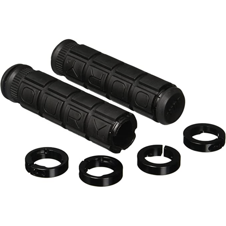 Oury Lock-On Grips black full view