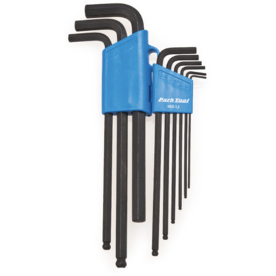 Park Tool HXS-1.2 Pro L-Shape Hex Wrench Set full view