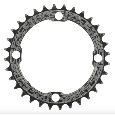 Race Face Narrow Wide chainring 104BCD black full view