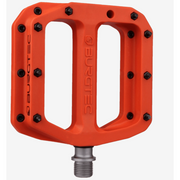 Burgtec MK4 Composite Flat Pedal orange full view