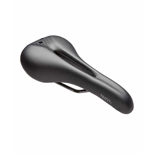 Terry Fly Chromoly Saddle black full view
