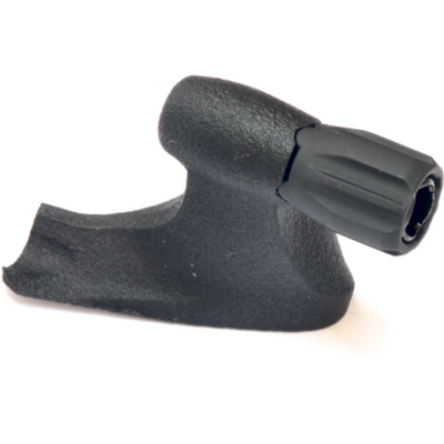 Ratio rear exit cable stop in black full view