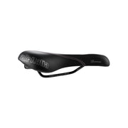 Selle Italia Donna Gel Flow Women's Saddle - Manganese, L2, Black, side view.