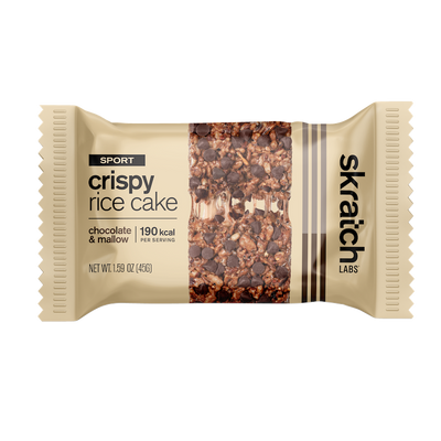 Skratch Labs Crispy Rice Cake Bar - Chocolate and Mallow front view