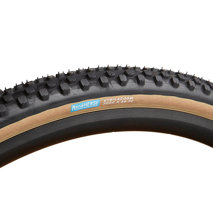 Rene Herse Cycles Steilacoom 700c x 38 Gravel Tire, Tan, Full View