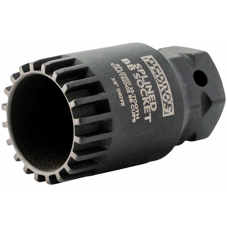 Pedro's Splined Bottom Bracket Socket, Black, Full View