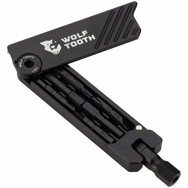 Wolf Tooth 6-Bit Hex Wrench - Multi-Tool, Black, full view