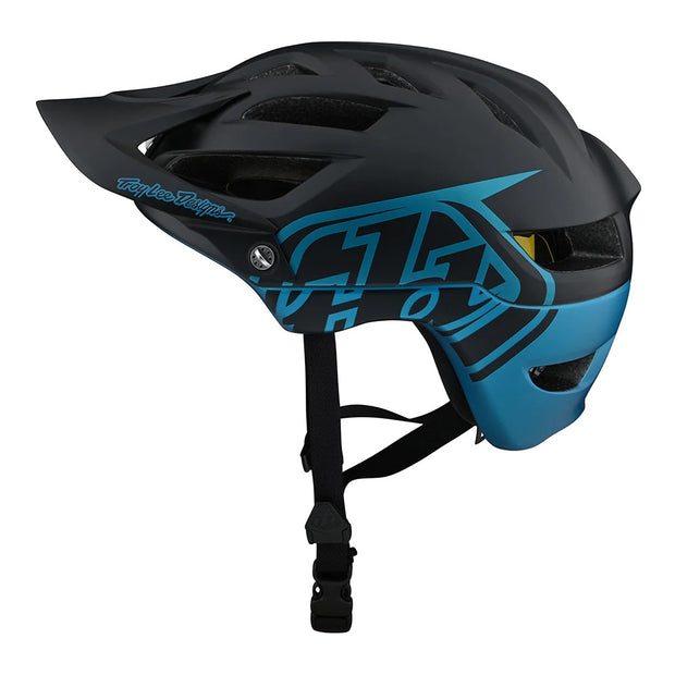 Troy Lee Designs A2 Decoy black/ turquoise, full view