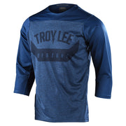 Troy Lee Designs Ruckus 3/4 Jersey, Arc Slate Blue, Front View
