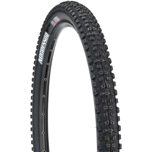 Maxxis Aggressor Tire - 27.5 x 2.3, Tubeless, Folding, Black, Dual, EXO, Mountain Bike Tire, Full View