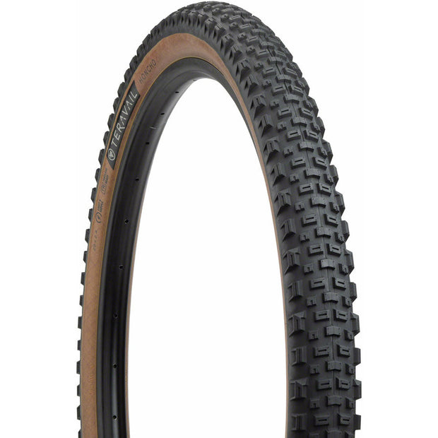 Teravail Honcho Tire - 29 x 2.4, Tubeless, Folding, Tan, Light and Supple, Grip Compound, Full View