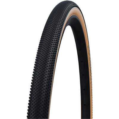 Schwalbe G-One Allround Tire - 700 x 38, Tubeless, Folding, Black/Tan, Performance Line, Addix Full View