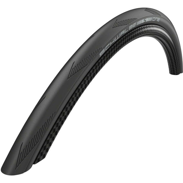 Schwalbe One Tire - 700 x 30, Tubeless, Folding, Black, Performance Line, Addix, Road Tire, Full View