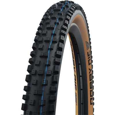 Schwalbe Nobby Nic Tire - 29 x 2.35", Tubeless, Folding, Black/Tan, Evolution Line, Addix SpeedGrip, Super Ground, Full View