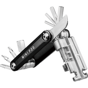 Topeak Mini P20 Multi-Tool - Black open showing tools view