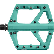 Crankbrothers Stamp 1 Platform Pedal, Turquoise, Full View