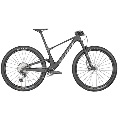 2023 Scott Spark RC Team, black, full view.