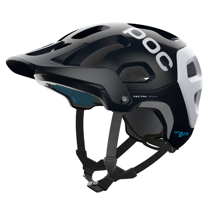 POC Tectal Race SPIN, Black/White, Full View