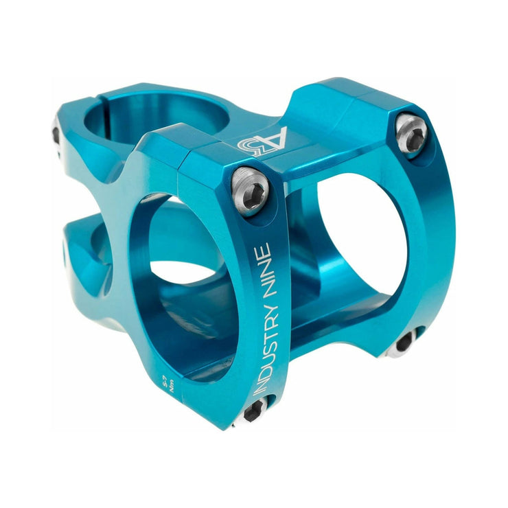 Industry Nine A35 Stem, 35mm x 40mm, Turquoise, Full View