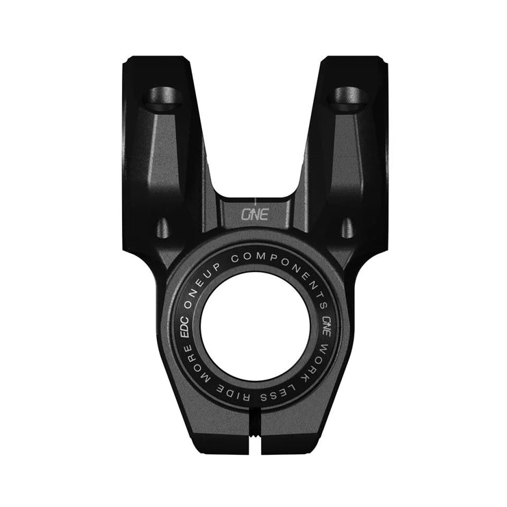 OneUp Stem EDC 42mm, black, top view.