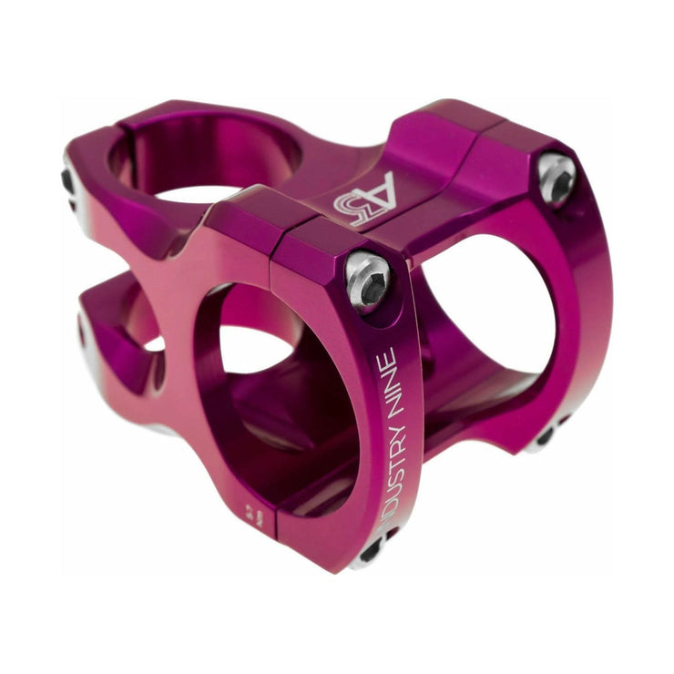 Industry Nine A35 Stem, 35mm x 40mm, Purple, Full View