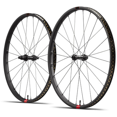 Reserve 28 XC 29 DT 240 110 MS Center Lock Mountain Bike Wheelset, full view.