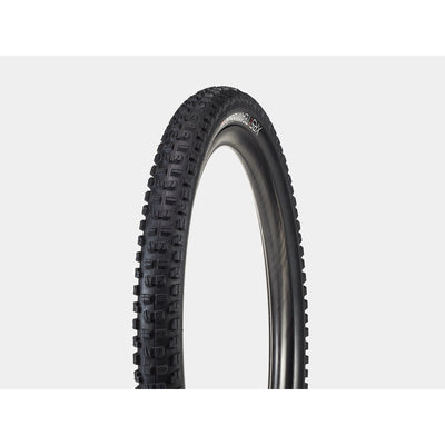 Bontrager XR5 29 x 2.5 Black Mountain Bike Tire, full view.