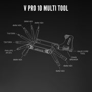 Lezyne V PRO 10 Multi-tool, Full View