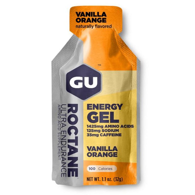 GU Roctane Energy Gels Vanilla Orange full view