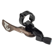 Wolf Tooth ReMote Light Action Dropper Lever with included Clamp, brown lever, Full View