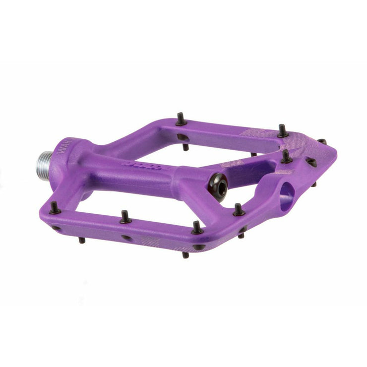 Kona Wah Wah 2 Composite Mountain Bike Pedals, Purple, Full View